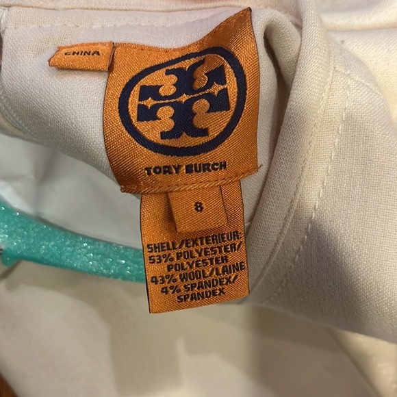 Tory Burch Woman’s Cream Dress Size 8 - Picture 3 of 6